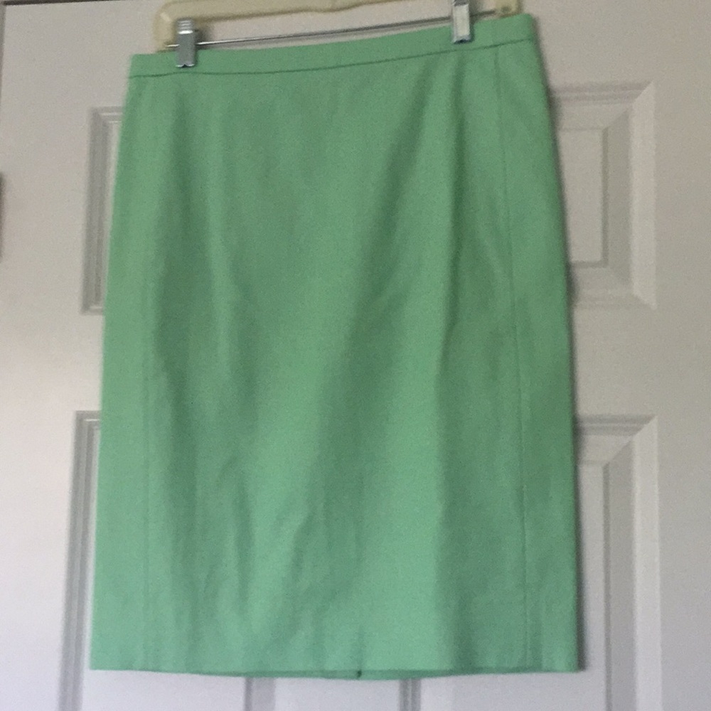 J. Crew Mint Pencil Skirt NWT Spring 2015